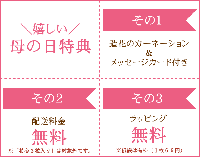 \嬉しい/母の日特典